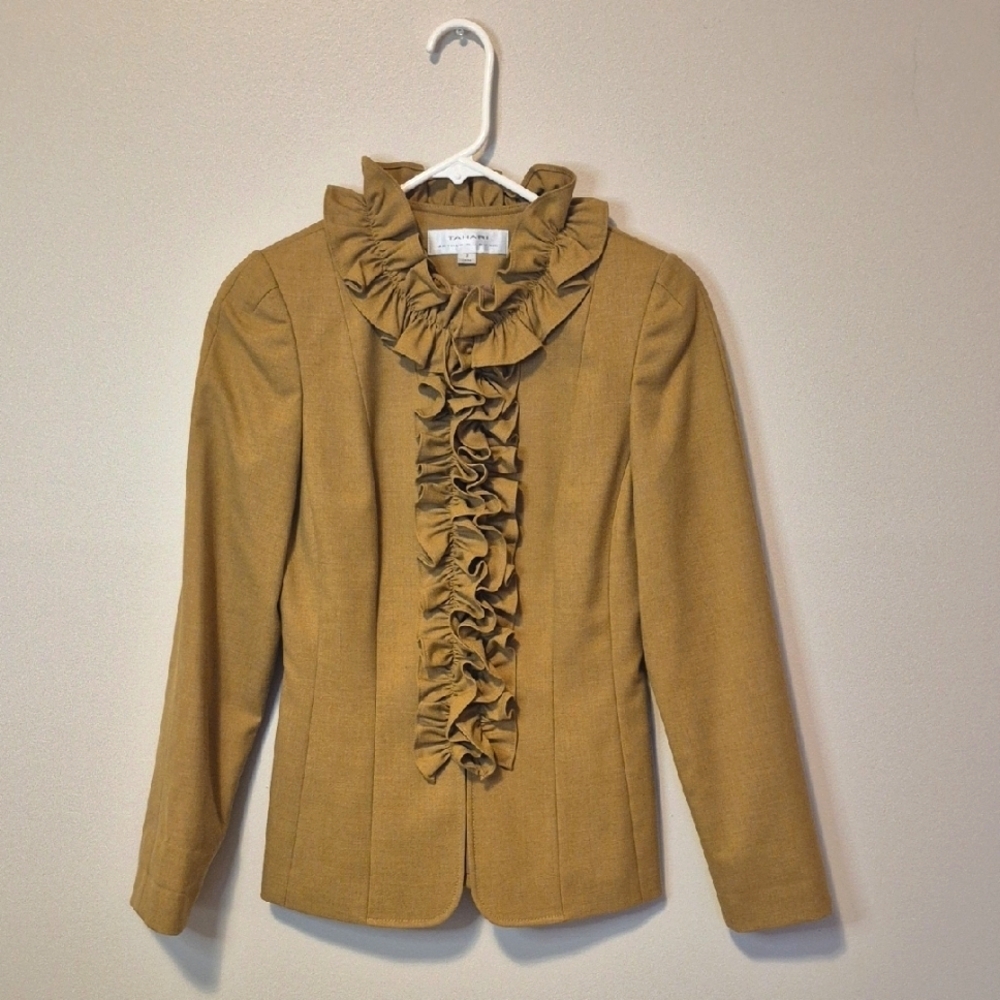 TAHARI Arthur S. Levine Ruffles Blazer / Jacket - 2 - Picture 3 of 10